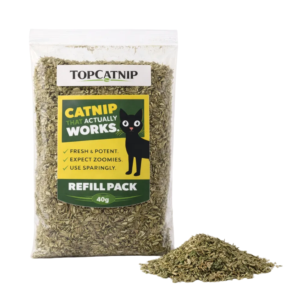 TopCatnip – Fresh Rough-Cut Catnip Leaf & Bud