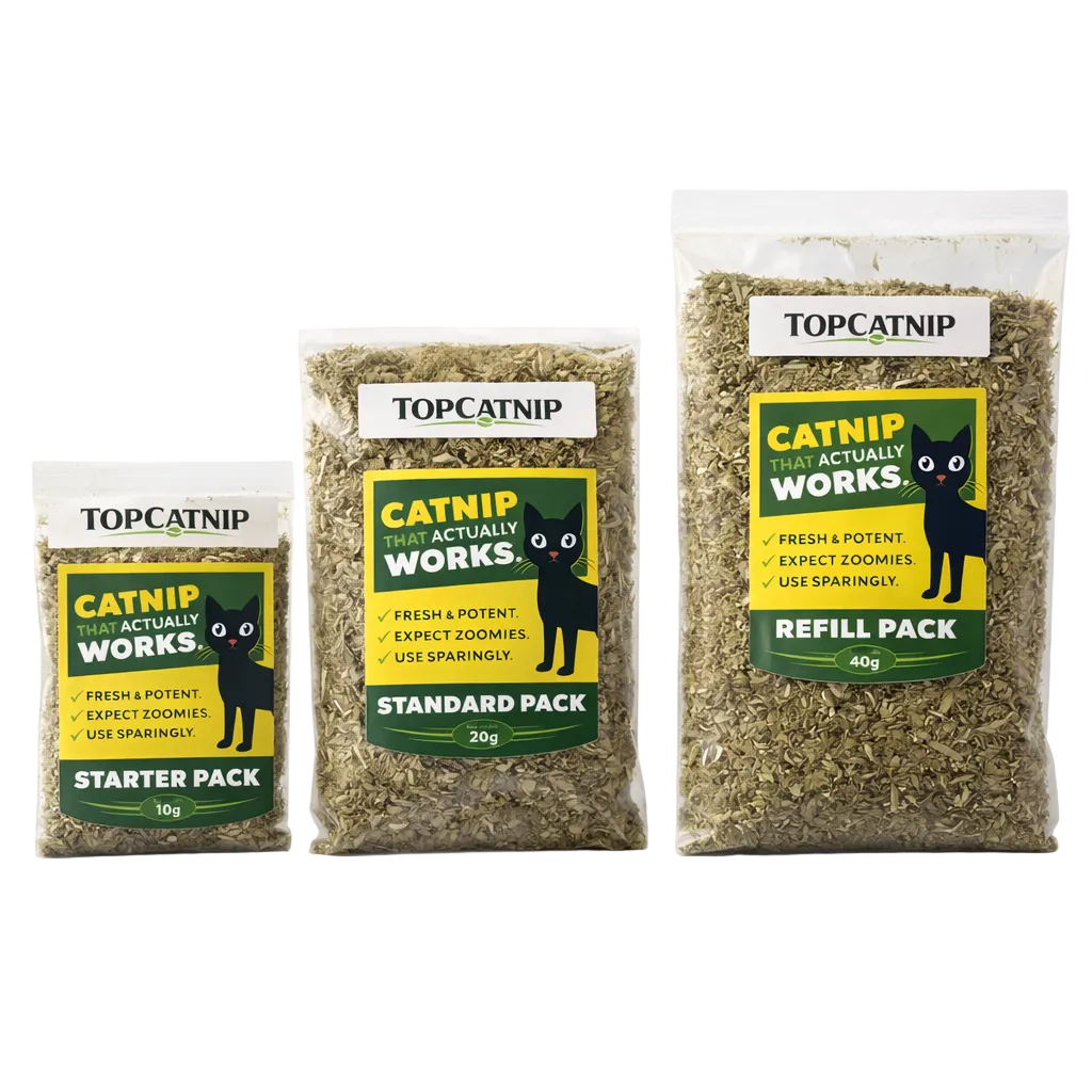 TopCatnip – Fresh Rough-Cut Catnip Leaf & Bud